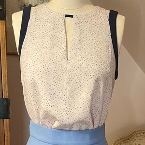 Rag and Bone dotted silk sleeveless blouse XS